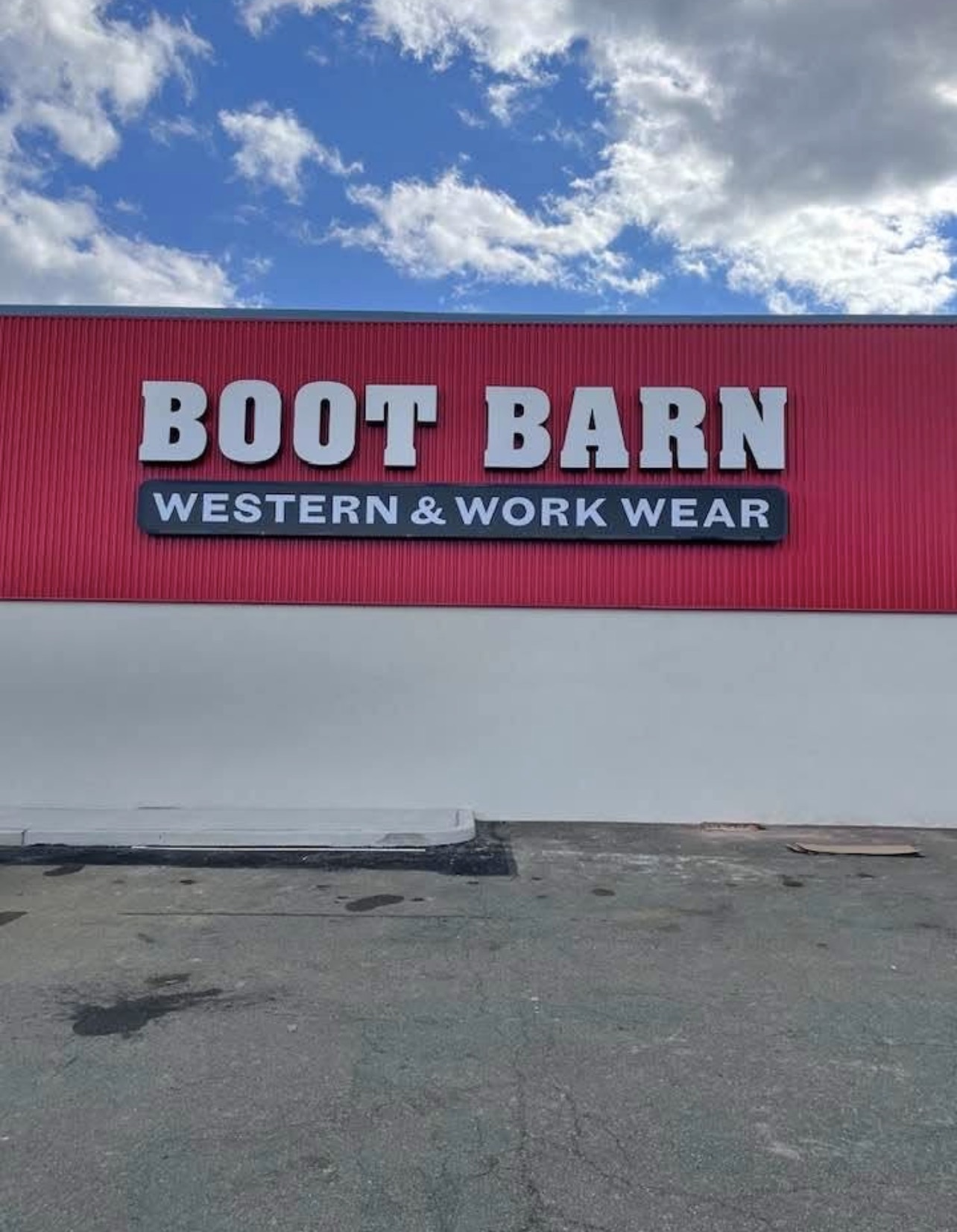 Boot Barn exterior sign