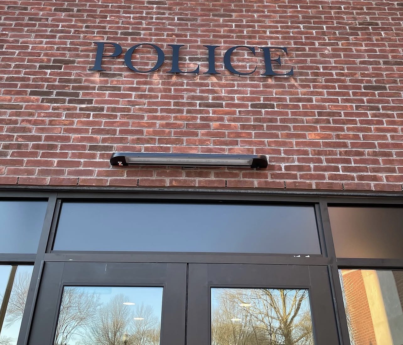 Police building signage