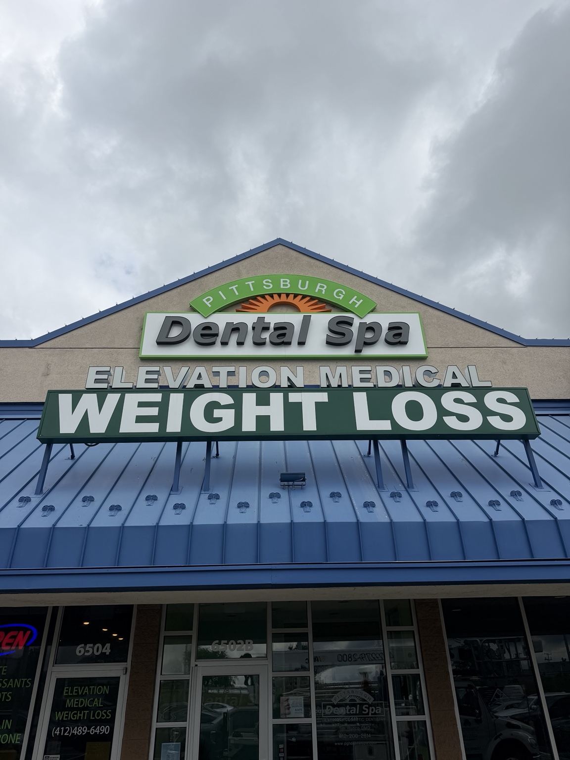 Dental Spa exterior sign